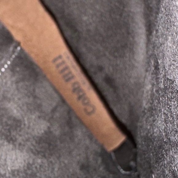 EUC COBB HILL BY ROCKPORT Faux Fur Zip-Up l Grey Suede Elysse Alpine - size 11 - Picture 8 of 8